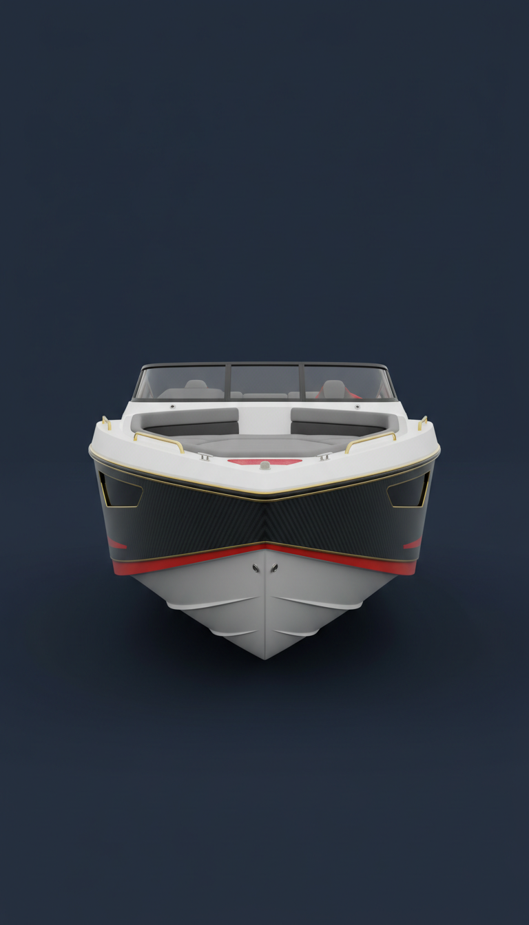 Vanguard S9 sport cruiser with fiberglass hull