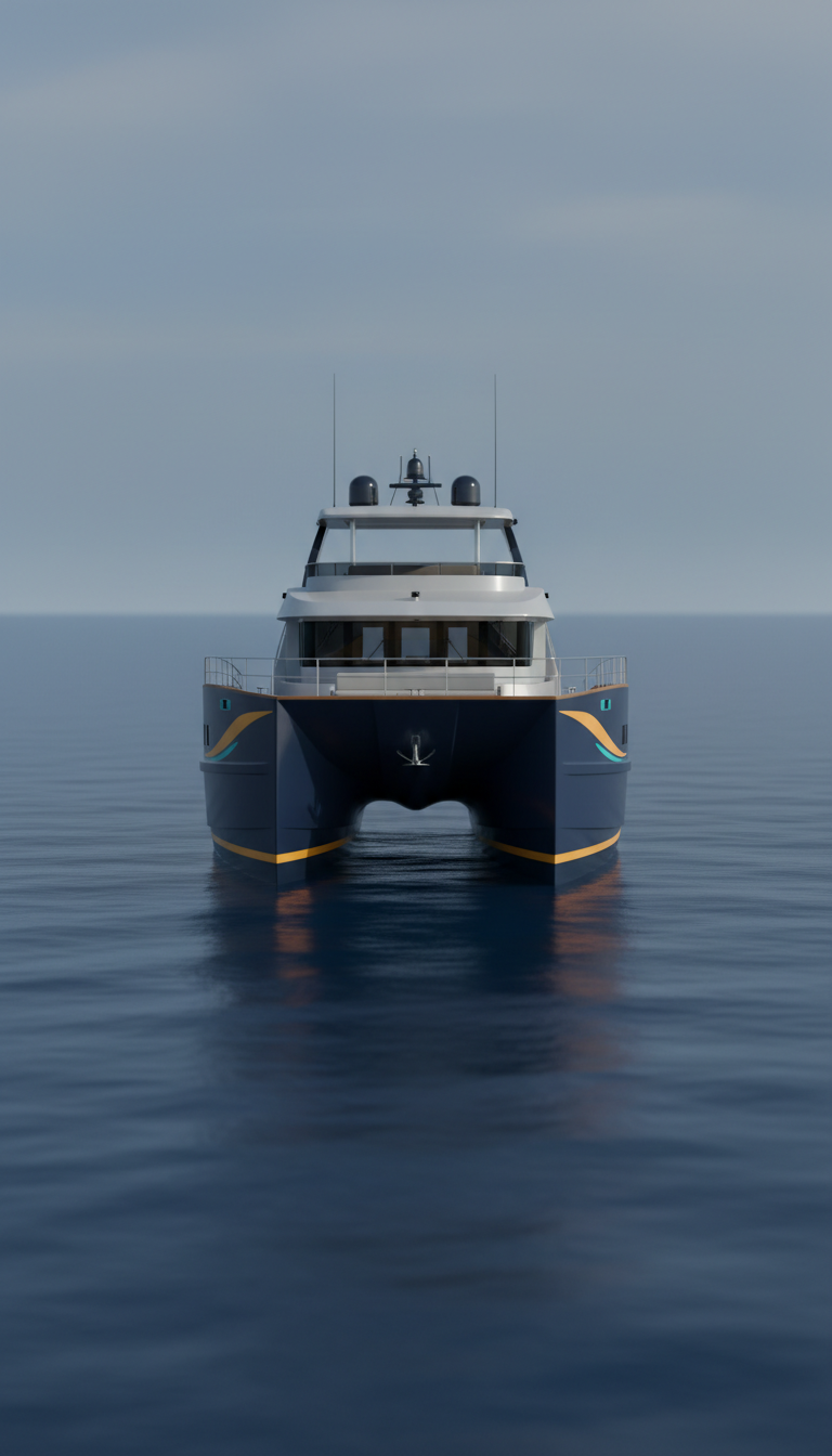 Tuna 52 catamaran with panoramic deck